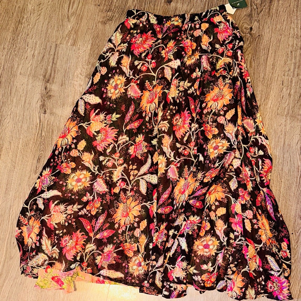 Coldwater Creek Floral Maxi Skirt - Multicolor